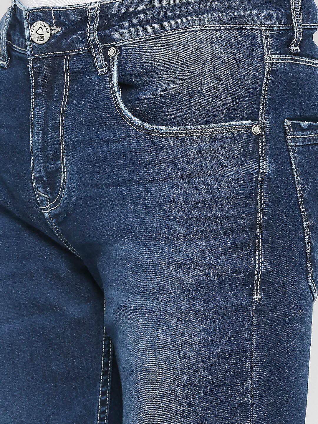 Being Human Men Slim Fit Mid Rise Clean Look Jeans