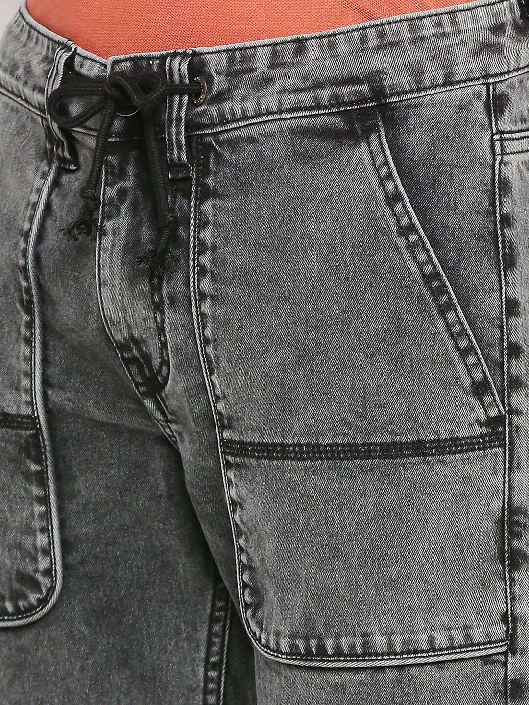 Being Human Men Mid-Rise Clean Look Heavy Fade Denim Jogger