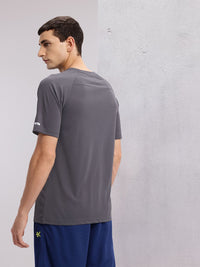 HRX by Hrithik Roshan Typography Print Raglan Sleeves Training T-shirt