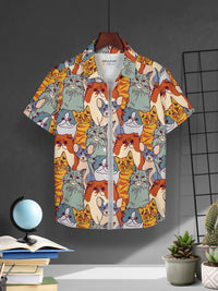 HELLCAT Boys Floral Opaque Printed Casual Shirt