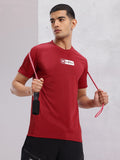 HRX by Hrithik Roshan Brand Logo Printed Rapid-Dry Training T-shirt