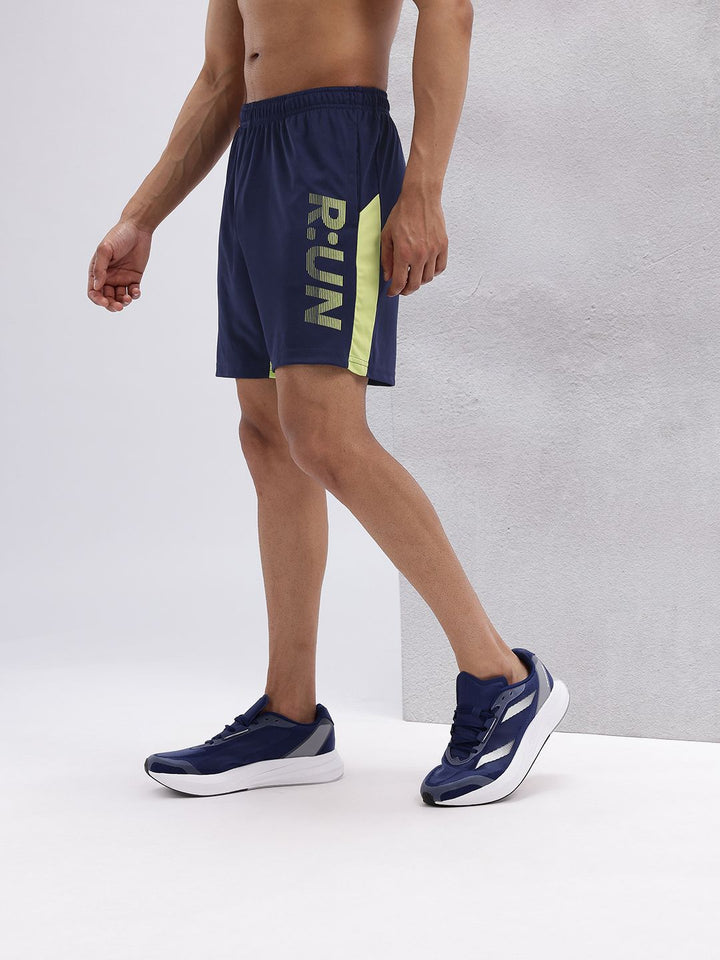 HRX by Hrithik Roshan Men Typography Print Rapid-Dry Running Shorts