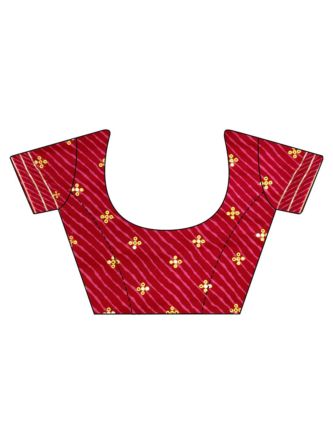 Tikhi Imli Leheriya Gotta Patti Saree