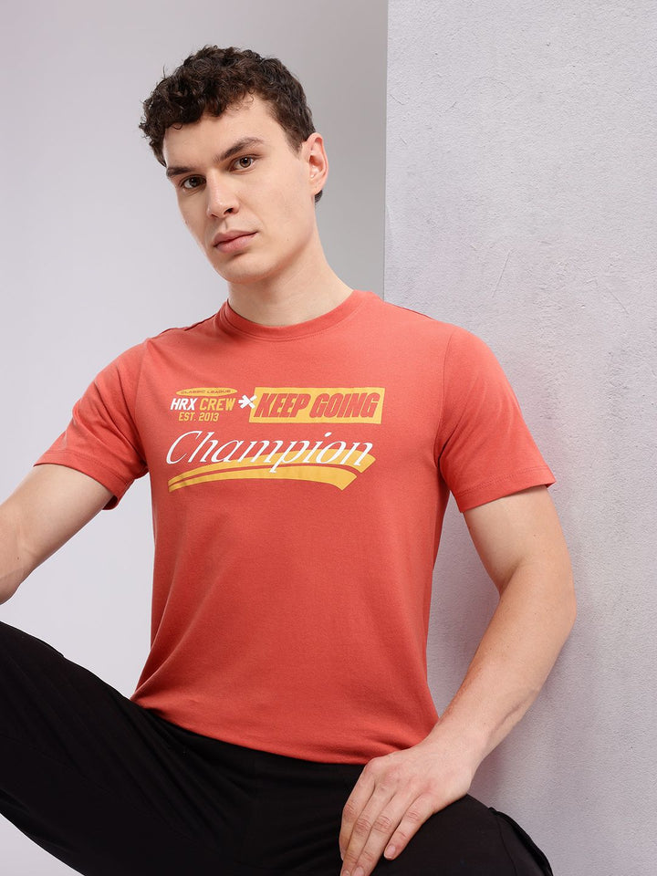 HRX by Hrithik Roshan Men Typography Printed T-shirt