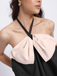 DressBerry Bow-tiful Babe Halter Neck Sheath Dress