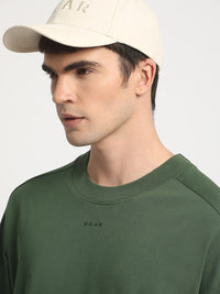 THE BEAR HOUSE Drop Sholuder Round Neck Loose Fit Cotton T-shirt