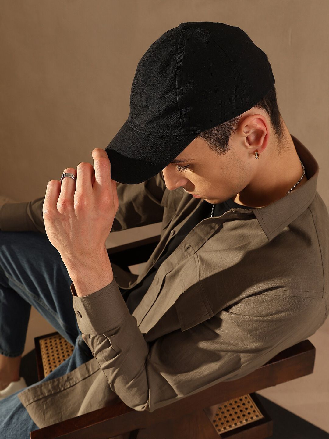 DENNISON Smart Solid Double Pocket Shirt