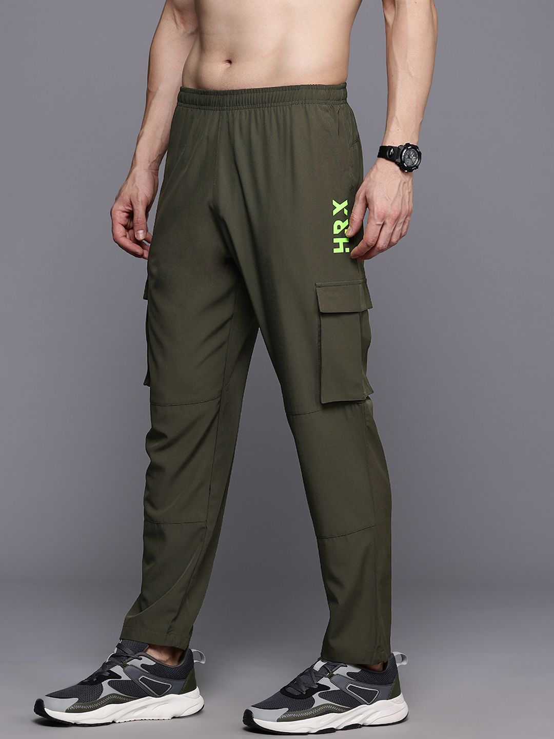 HRX by Hrithik Roshan Men Rapid-Dry Training Track Pants