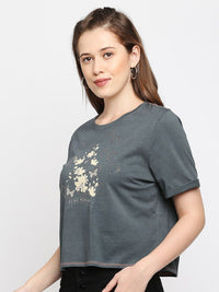 Being Human Graphic Printed Boxy Fit Cotton T-shirt
