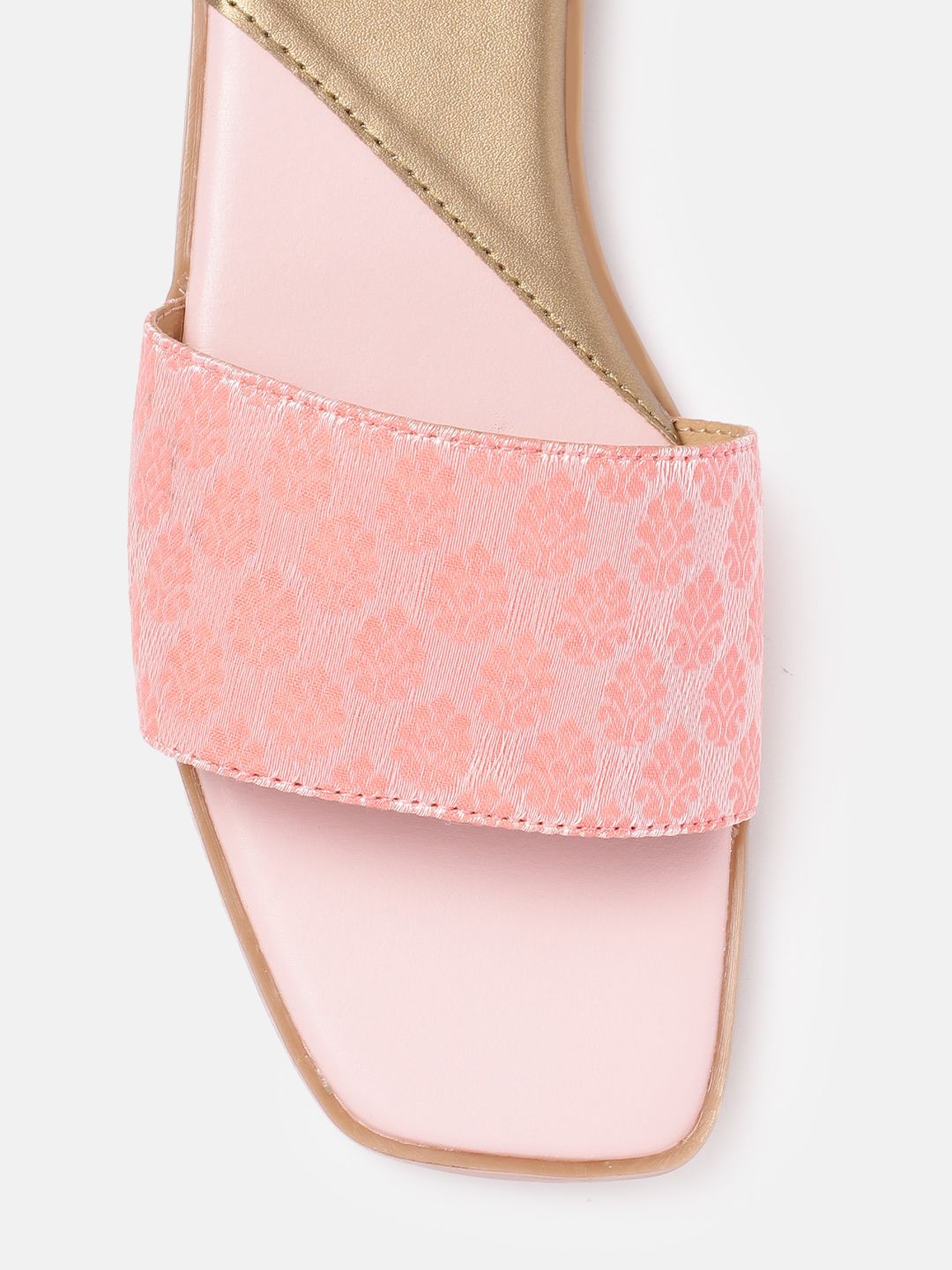 Anouk Women Woven Design Ethnic Open Toe Flats