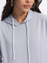 DressBerry Graphic Print Hooded Sweatshirt
