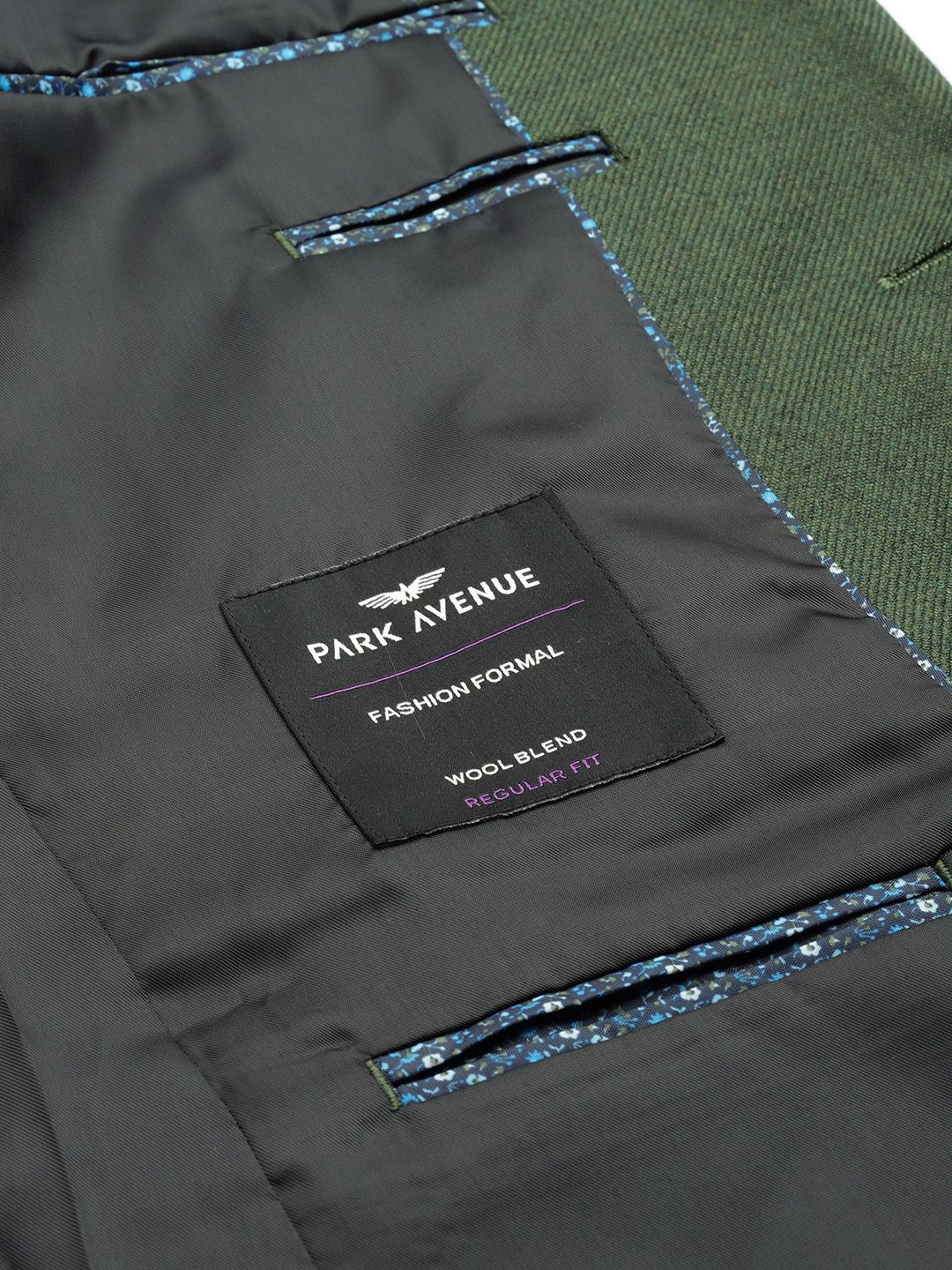 Park Avenue Notched Lapel Collar Single-Breasted Formal Blazer