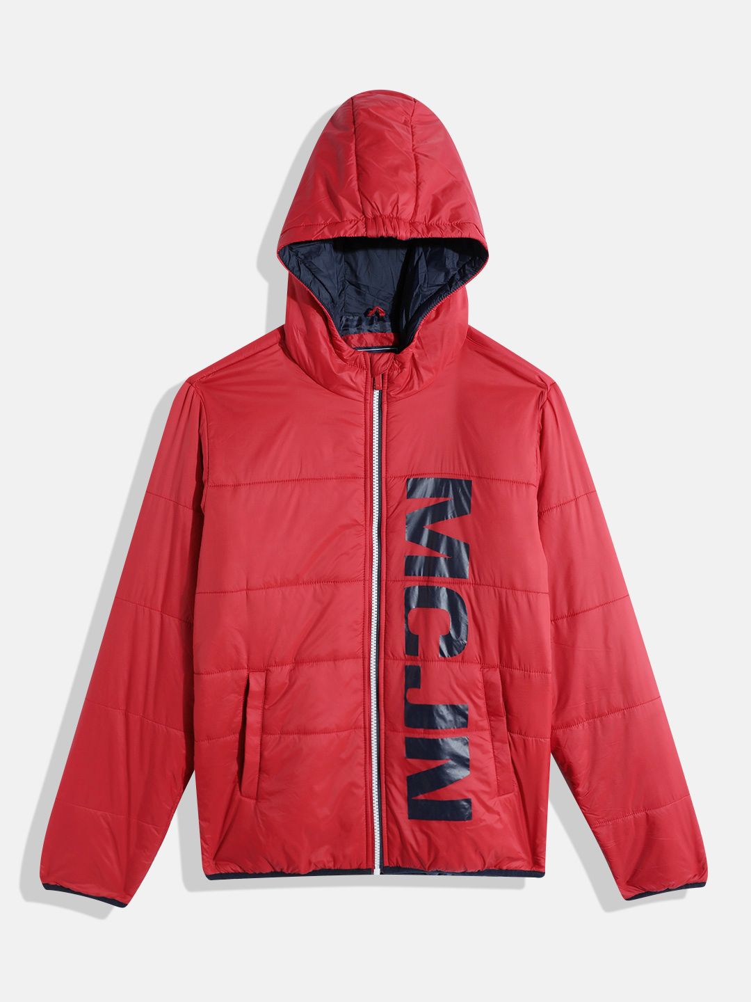 Monte Carlo Boys Typography Packable Puffer Jacket