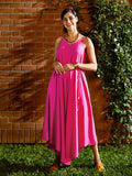 Global Desi Women Pink Solid Basic Jumpsuit
