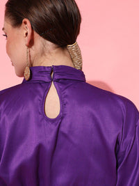 STREET 9 Lavender Satin Sheath Dress