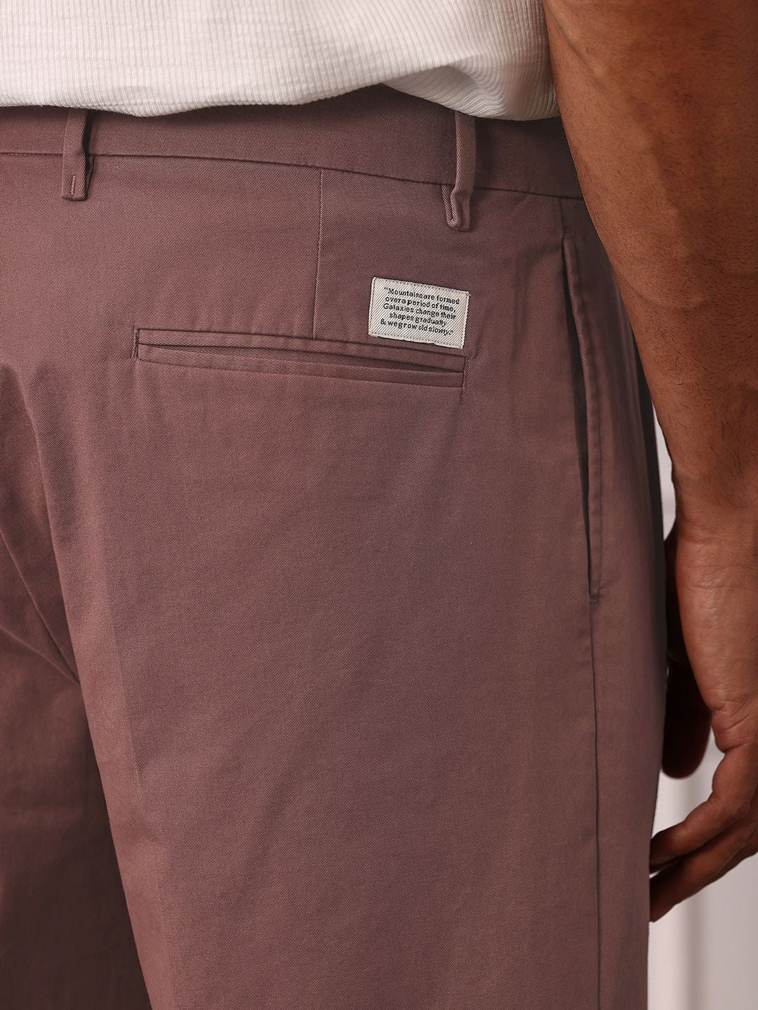 Mr Bowerbird Men Mid-Rise Pleated Oversized Fit Korean Trousers