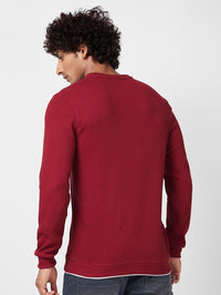 SPYKAR Round Neck Cotton Sweatshirt