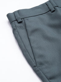 Raymond Men Textured Slim Fit Formal Trousers