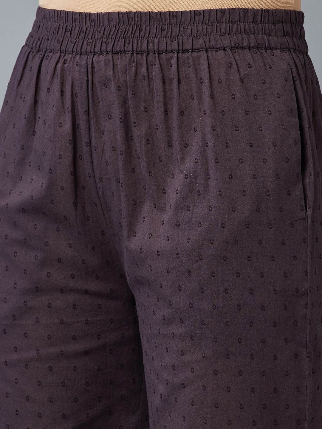 W Brown Wide Leg Palazzos