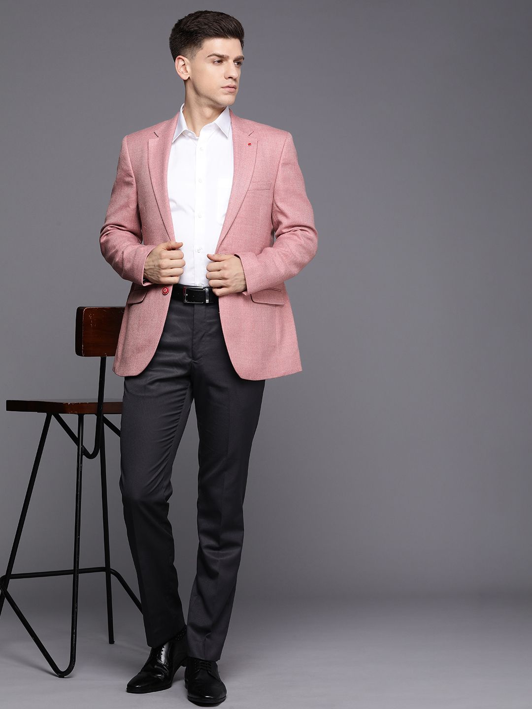 Raymond Contemporary Fit Single Breasted Formal Blazer