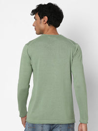 SPYKAR Round Neck Cotton Pullover