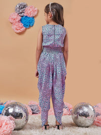 pspeaches Girls Abstract Printed Basic Jumpsuit