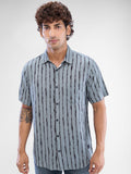 SPYKAR Men Striped Spread Collar Slim Fit Casual Shirt