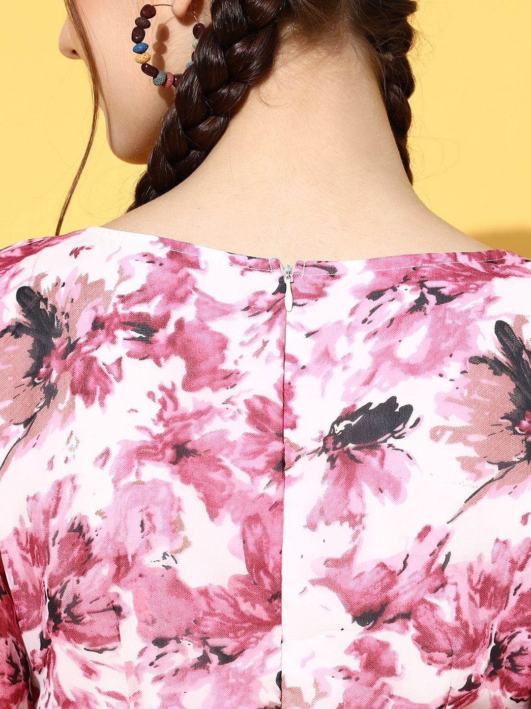 Berrylush Women Stunning White Printed Playsuit