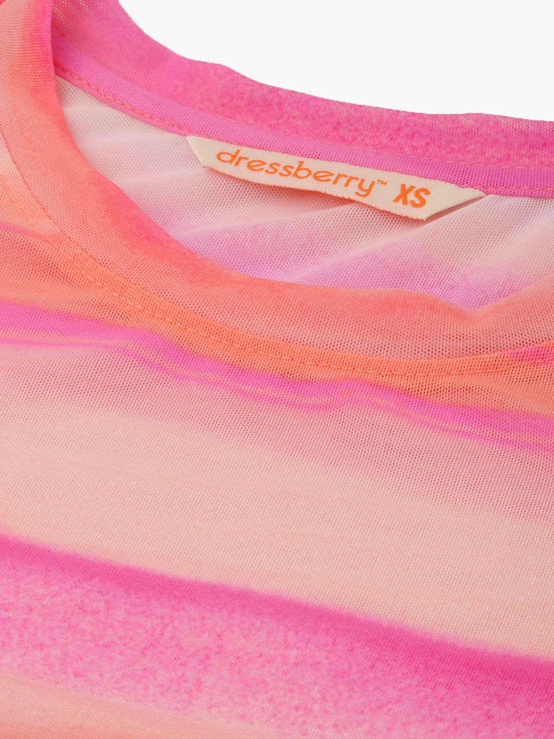 DressBerry Dreamscapes Candy Stripes Sheer Sensation Top