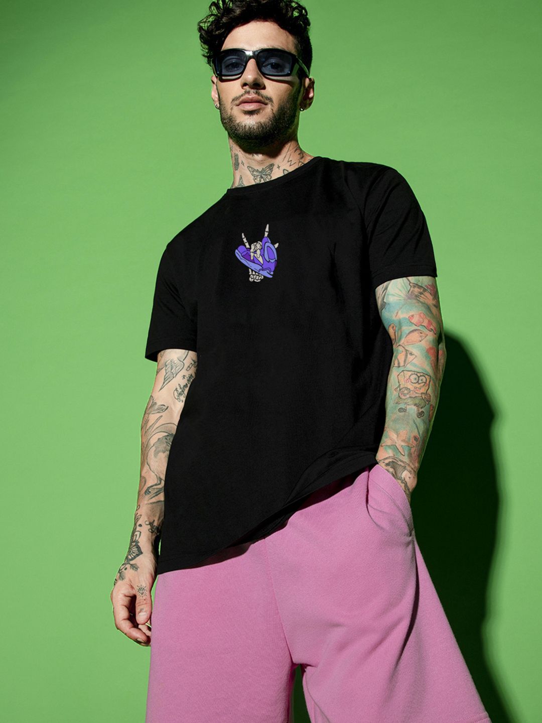 Bewakoof Graphic Printed Pure Cotton T-shirt