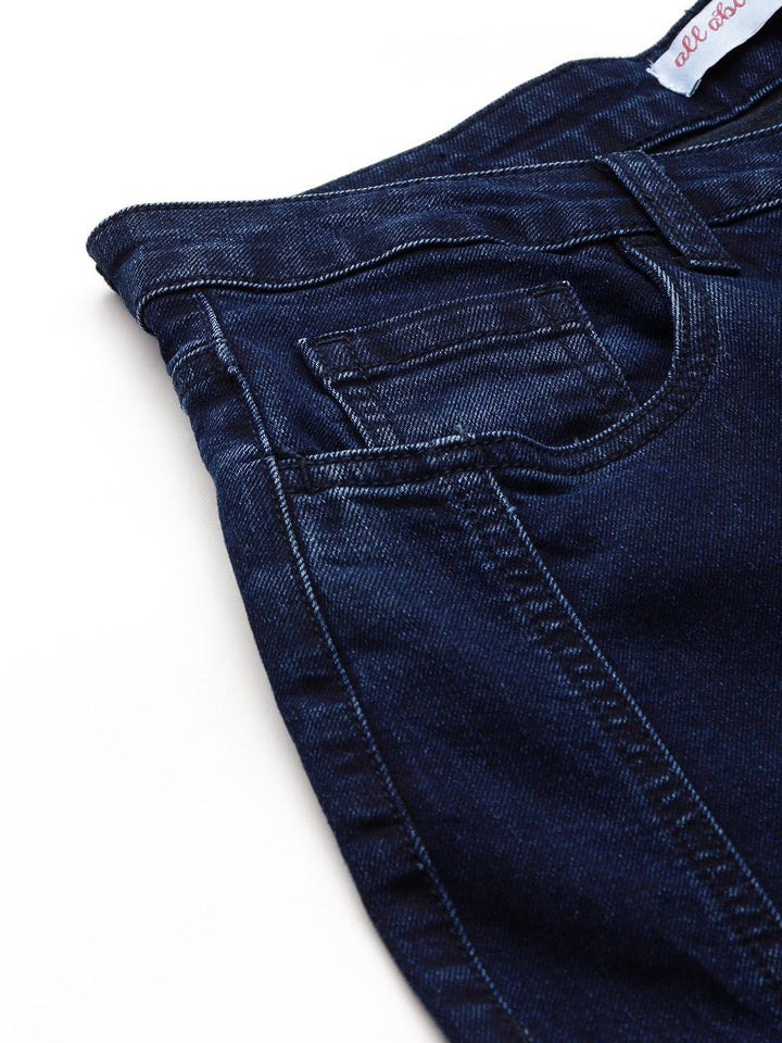 all about you Women Barrel Fit Mid-Rise Stretchable Jeans