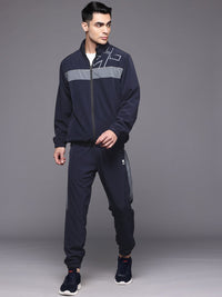 HRX by Hrithik Roshan Striped Printed Running Tracksuit