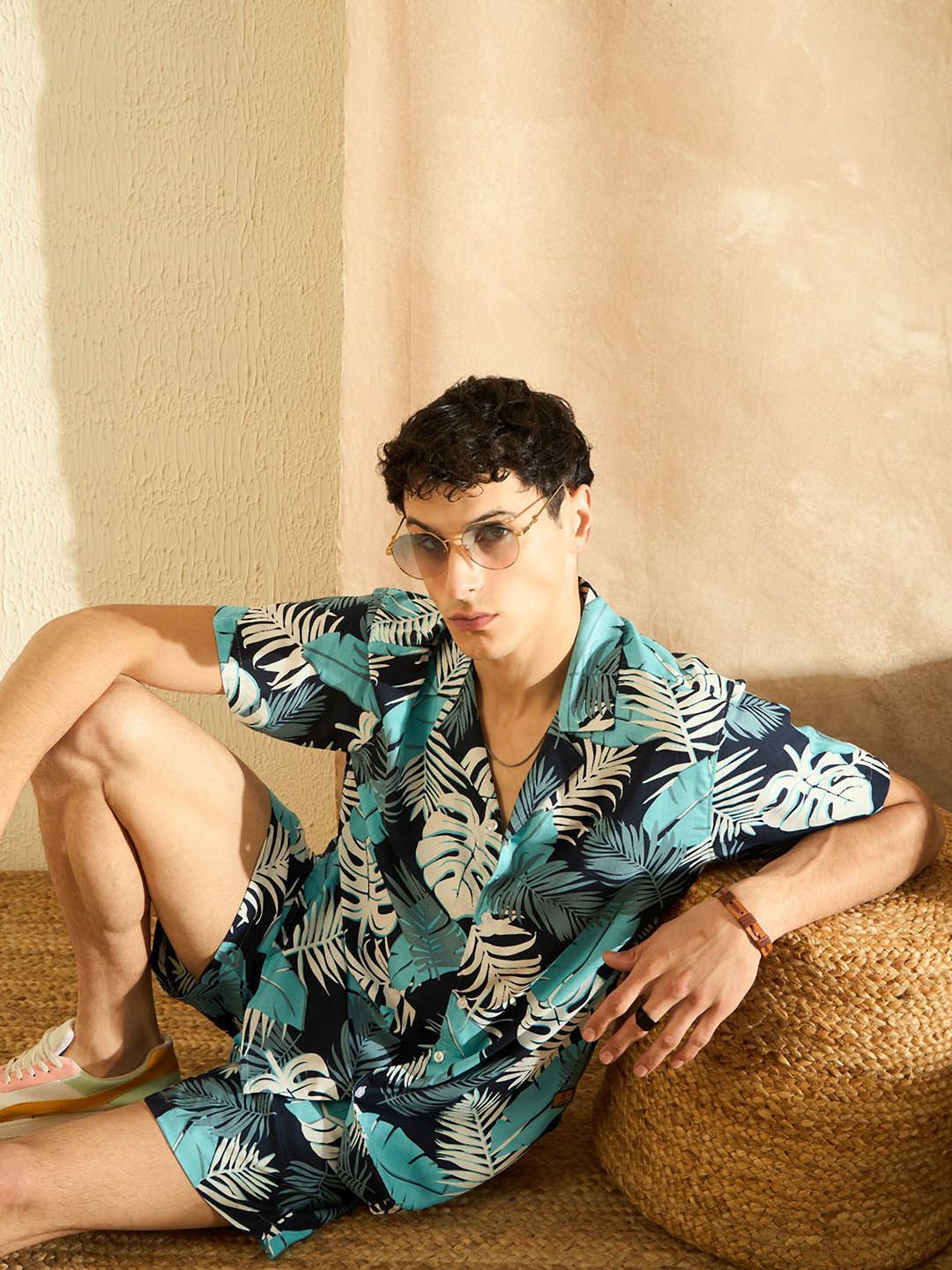 DENNISON Printed Shirt & Shorts Co-Ord