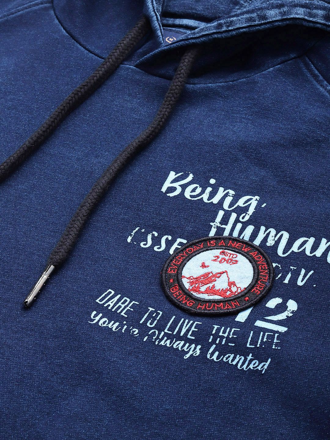 Being Human Hooded Printed Sweatshirt