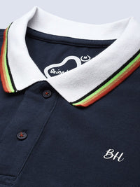 Being Human Polo Collar Pure Cotton T-shirt