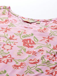 Anouk Floral Print Straight Kurta