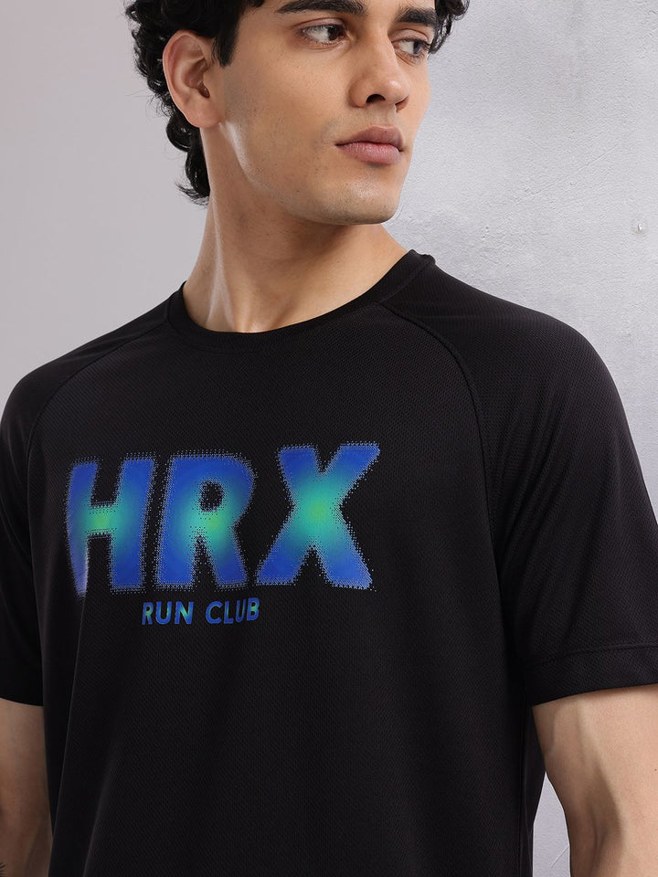 HRX by Hrithik Roshan Typography Print Rapid-Dry Running T-shirt