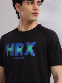 HRX by Hrithik Roshan Typography Print Rapid-Dry Running T-shirt