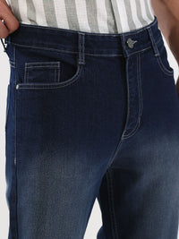 Urbano Fashion Men Straight Fit Mid-Rise Light Fade Stretchable Jeans
