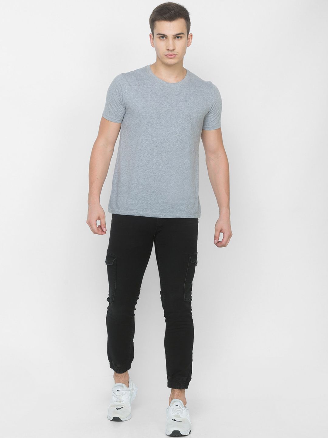 SPYKAR Men Black Slim Fit High-Rise Jeans