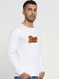 Bewakoof Men Graphic Printed Round Neck Pure Cotton Casual T-shirt