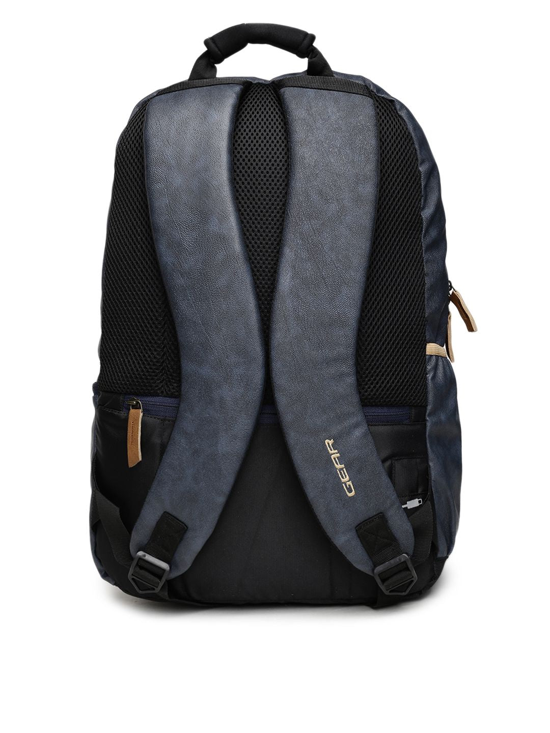 Gear Unisex Navy Blue Solid Backpack