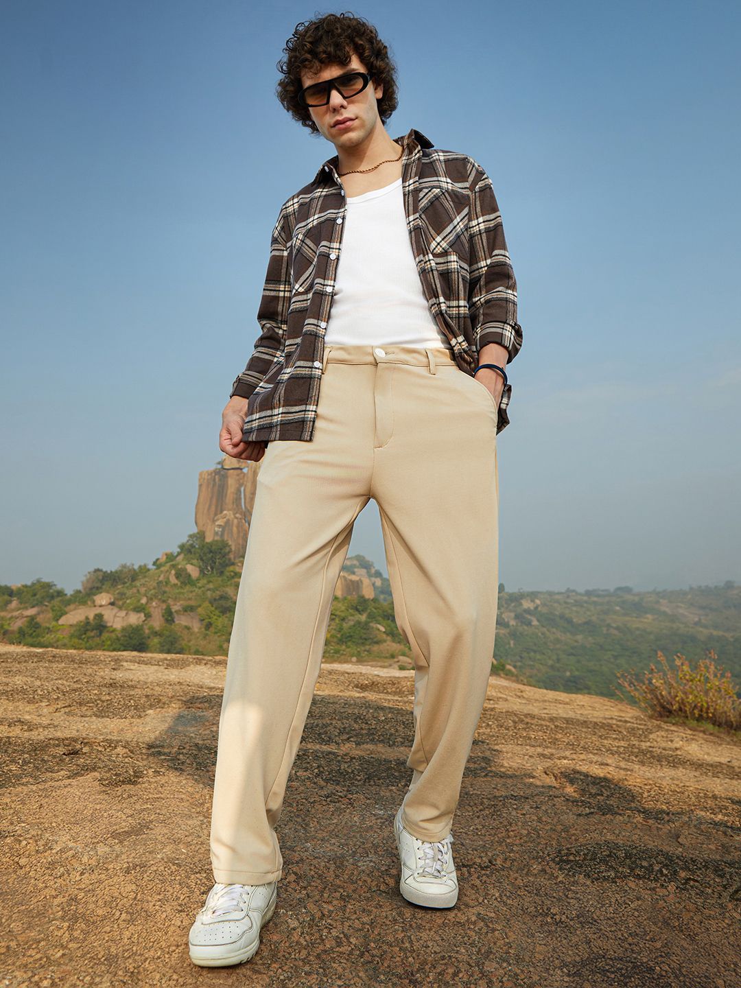 Campus Sutra Men Comfort Trousers