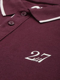Being Human Pure Cotton Polo Collar T-shirt