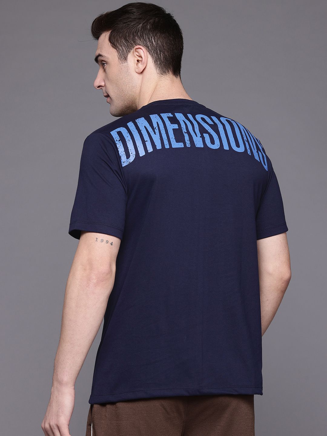 HRX by Hrithik Roshan Typography Lifestyle T-shirt with Pocket-Detail