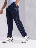 HRX by Hrithik Roshan Men Contrast Piping Mid-Rise Lifestyle Track Pants