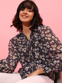 STREET 9 Floral Printed Casual Shirt