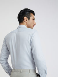 Raymond Textured Pure Cotton Slim Fit Formal Shirt