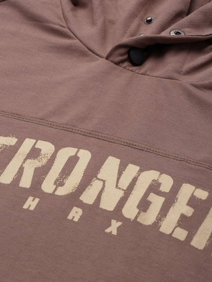 HRX by Hrithik Roshan Irontribe Typography Hooded Training Sweatshirt & Joggers Tracksuit