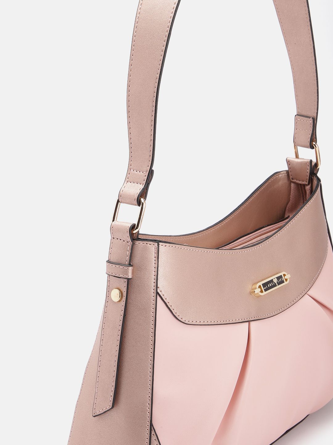 The Label Life Colourblocked Baguette Bag